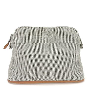 HERMES Bolide Pouch Canvas Gray Bag-in-Bag Accessories Women's  pouch canvas gray