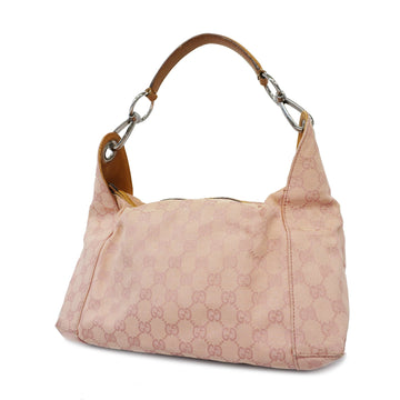 Gucci 113023 Women's GG Canvas Handbag,Shoulder Bag Beige,Pink