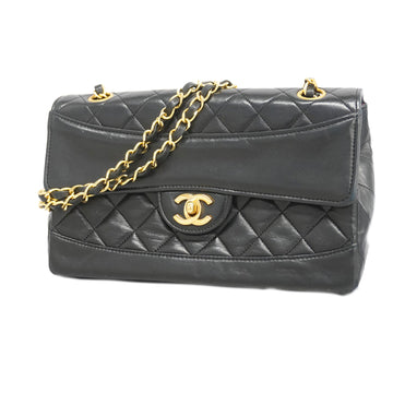 Chanel Matelasse W Flap W Chain Shoulder Bag Lambskin W Flap W Chain Should