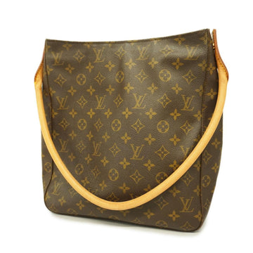 LOUIS VUITTON Shoulder Bag Monogram Looping GM M51145 Brown Ladies