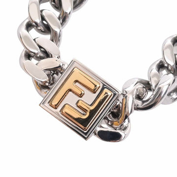 FENDI FF Necklace 7AJ293 Silver Ladies