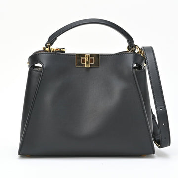 FENDI Peekaboo Iconic Essential Handbag 8BN302 SMQ F07PP Black