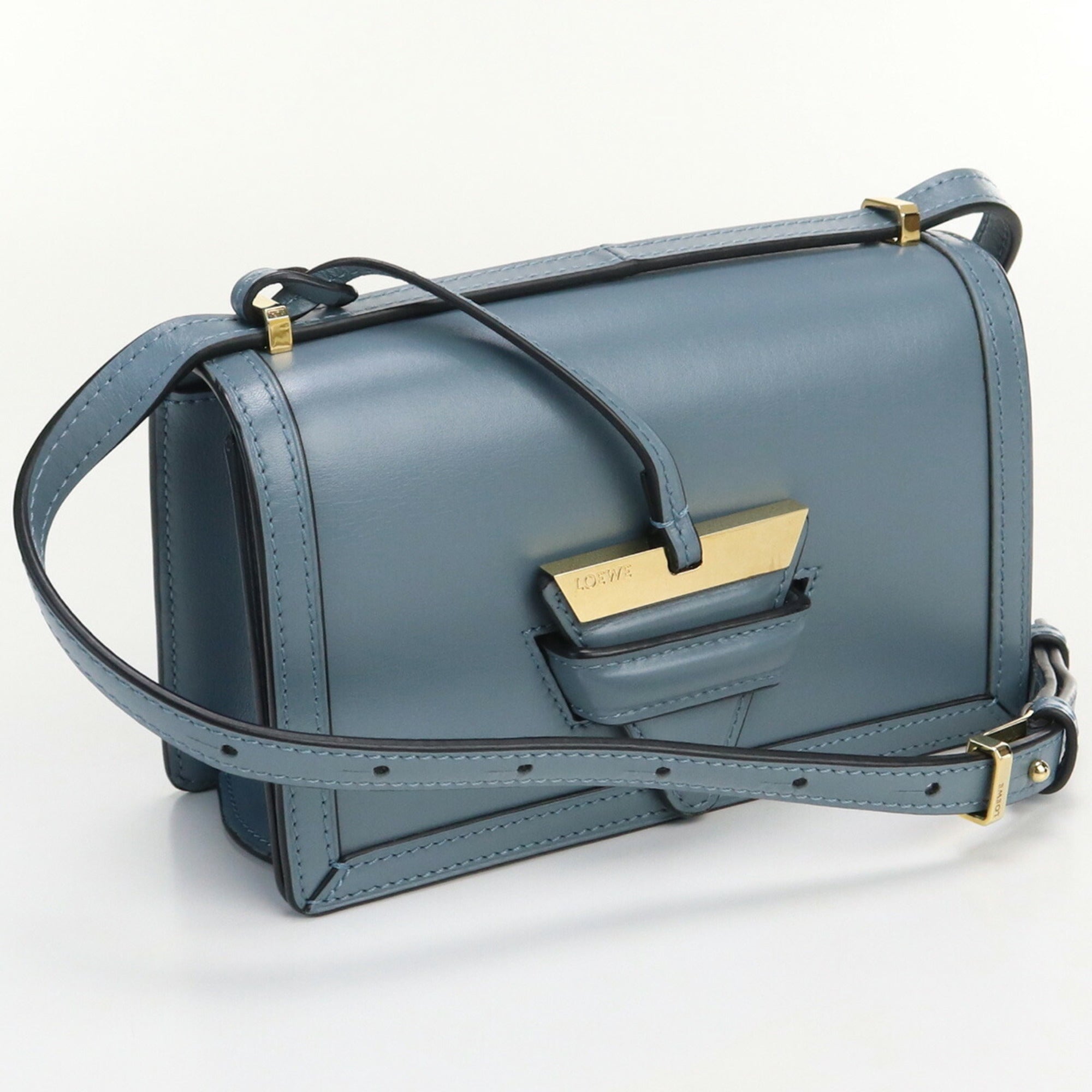 Loewe barcelona small store leather shoulder bag