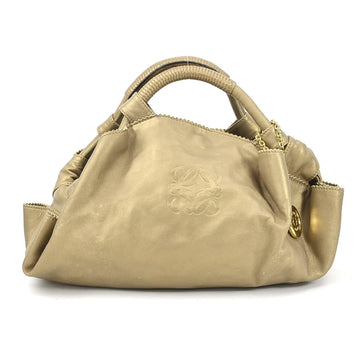 LOEWE Handbag Nappa Aire Leather Gold Women's