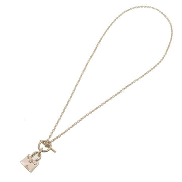 HERMES Birkin Motif Amulet Silver 925 Necklace