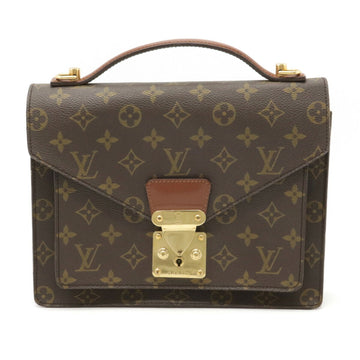 Louis Vuitton Monogram Monceau 26 Clutch Bag Handbag M51187