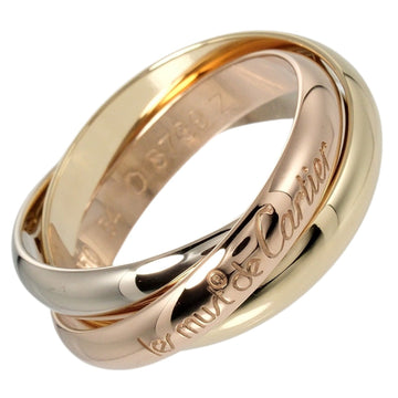 CARTIER Trinity No. 13.5 Ring 8.5g K18 Gold YG PG WG