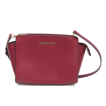 MICHAEL KORS 30T3GLMM2L Women's Leather Shoulder Bag Bordeaux