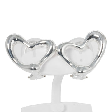 TIFFANY Open Heart Earrings Elsa Peretti Silver 925  & Co. Women's