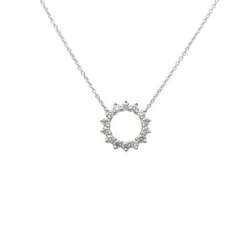 TIFFANY Open Circle Small PT950 Necklace