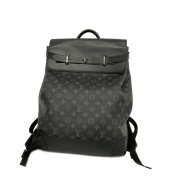 LOUIS VUITTON Rucksack Monogram Eclipse Steamer M44052 Black Men's