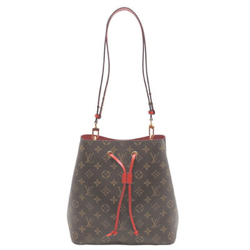 Louis Vuitton Neonoe Ladies Handbag M44021 Monogram Coquelicot