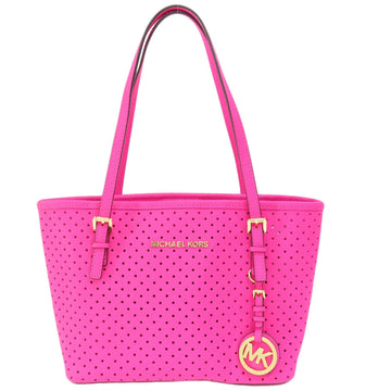 MICHAEL KORS Dot Punching Tote Bag PVC Women's