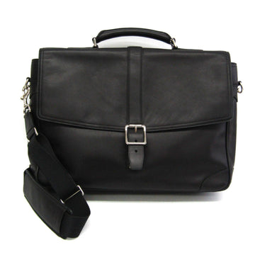 COACH Transatlantic 70304 Men's Leather Briefcase Black