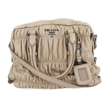 Vintage Prada Brown Nappa Leather Shoulder Bag  Bags, Leather shoulder bag,  Brown leather shoulder bag