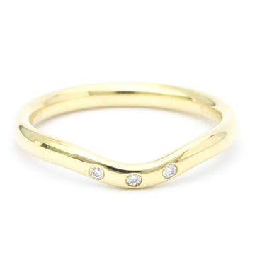 TIFFANY Curved Band Ring Yellow Gold [18K] Fashion Diamond Band Ring Gold
