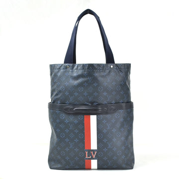 Louis Vuitton Handbag Tote Bag Monogram Cobalt Ultralight Paint Striped Canvas Men's M41701