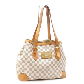 LOUIS VUITTON Shoulder Bag Damier Azur Hampstead MM Women's N51206