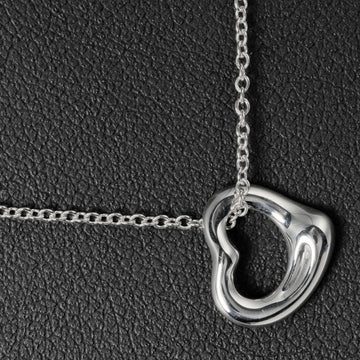 TIFFANY Open Heart Necklace 11mm Current Design Silver 925 &Co.