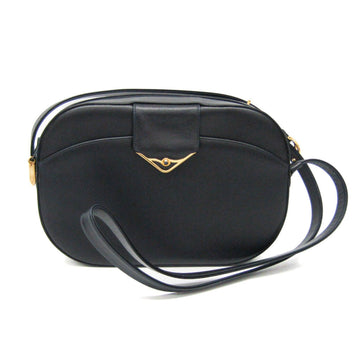 CARTIER Sapphire Line Women's Leather Shoulder Bag Dark Navy