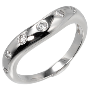 BVLGARIBulgari  Corona Wedding Ring No. 6 4.63g Pt950 Platinum 7P Diamond