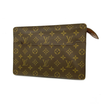 LOUIS VUITTON Clutch Bag Monogram Pochette Homme M51795 Brown Ladies