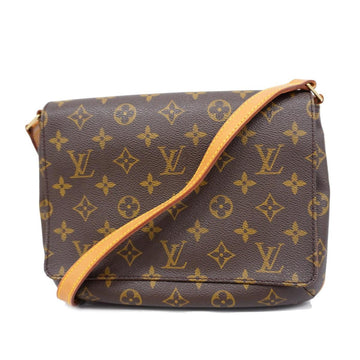 LOUIS VUITTON Shoulder Bag Monogram Musette Tango Short Strap M51257 Brown Ladies