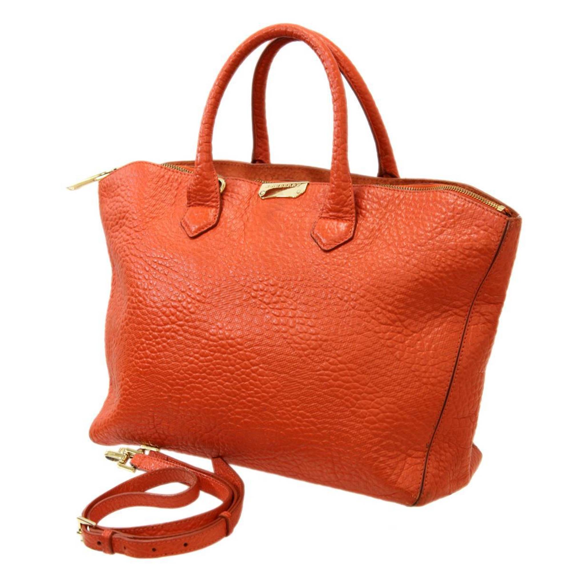 Burberry tote online bag orange