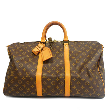 LOUIS VUITTONAuth  Monogram Keepol 50 M41426 Men,Women,Unisex Boston Bag