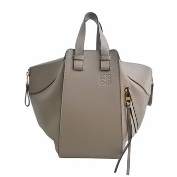 LOEWE Leather Hammock Small Handbag Beige Ladies