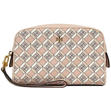 TORY BURCH Pouch Pink Geo 87926 PVC Leather  Ladies