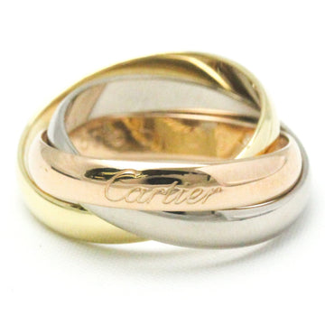 CARTIER Trinity Pink Gold [18K],White Gold [18K],Yellow Gold [18K] Fashion No Stone Band Ring Gold