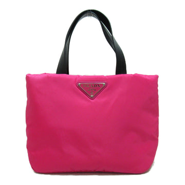 PRADA Tote Bag Pink Nylon 1BG266