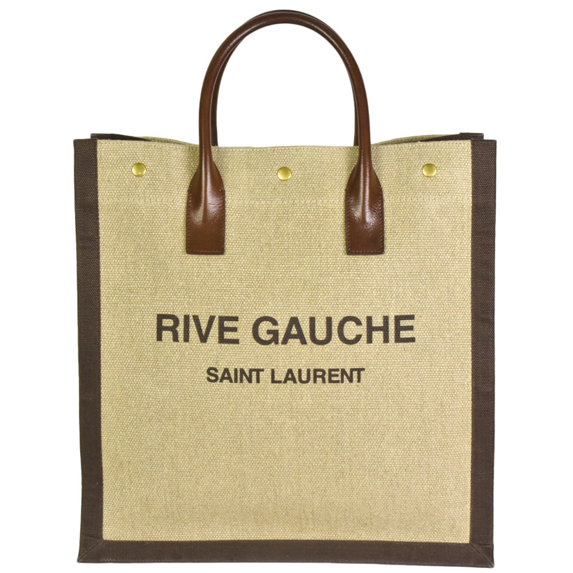 Yves saint laurent on sale canvas tote bag