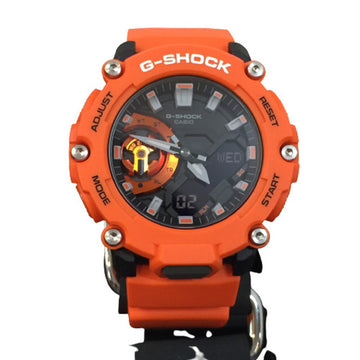 CASIOG-SHOCK G-Shock  GA-2200M-4A Rescue Orange Watch Ana-Digi Digi-Ana Men's Quartz Overseas Model