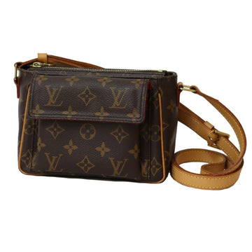 LOUIS VUITTON Shoulder Bag Monogram Vivasite PM M51165 Brown Women's Canvas