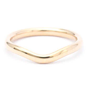 TIFFANY Curved Band Ring Pink Gold [18K] Fashion No Stone Band Ring Pink Gold