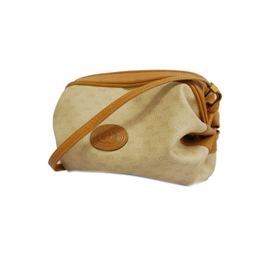 GUCCIAuth  Shoulder Bag Micro GG 007 115 5770 PVC Light Beige Gold metal