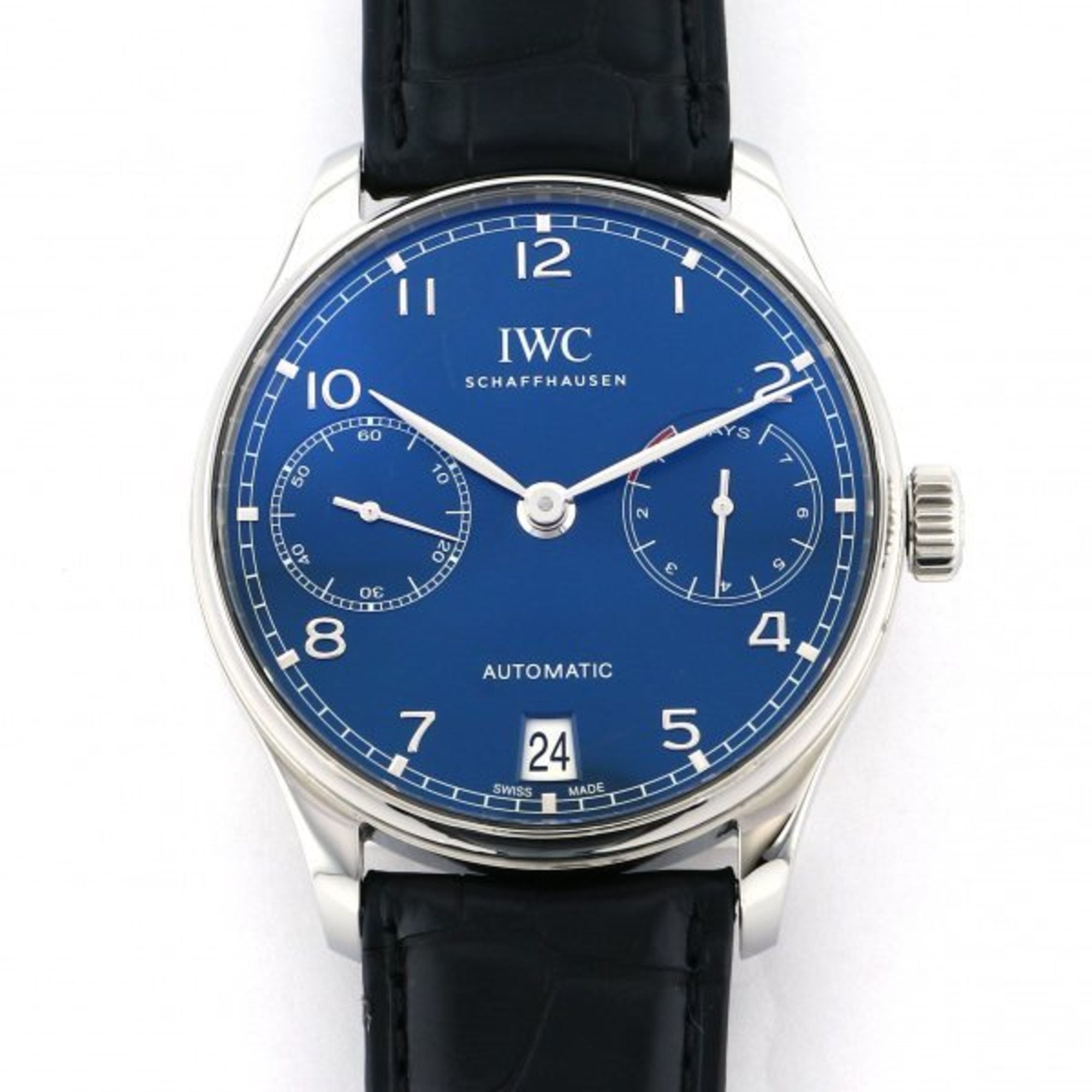 IWC Portugieser Automatic 7 Days IW500710 Blue Dial Watch Men s