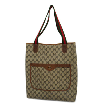 GUCCIAuth  Sherry Line Sherry Tote Bag 39 02 003 Women's GG Supreme,Leather