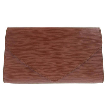 Louis Vuitton Epi Art Deco Vintage Clutch Bag Second Brown M52633