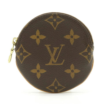 LOUIS VUITTON Monogram Porto Monet Ron Coin Case Purse Round M61926