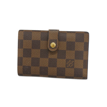 LOUIS VUITTONAuth  Damier Portefeuil Viennois N61674 Damier Canvas Wallet