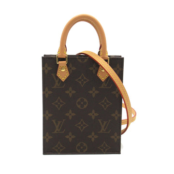 LOUIS VUITTON Petit Sac Plat Brown Monogram PVC coated canvas M81295