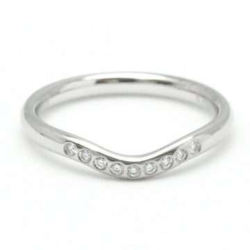TIFFANY Curved Band Ring Platinum Fashion Diamond Band Ring