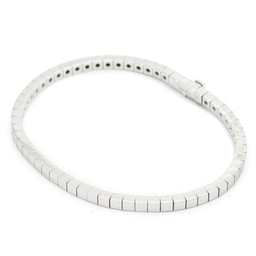 Polished CARTIER Lanieres Bracelet #18 18K White Gold BF552838