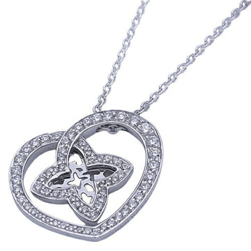 C. 2000 Vintage Louis Vuitton .80 ct. t.w. Diamond Heart Pendant Necklace  in 18kt White Gold