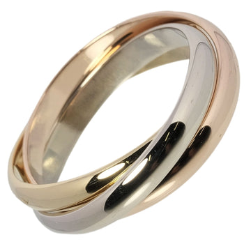 CARTIER Trinity No. 9 Ring 5.18g K18 Gold YG PG WG