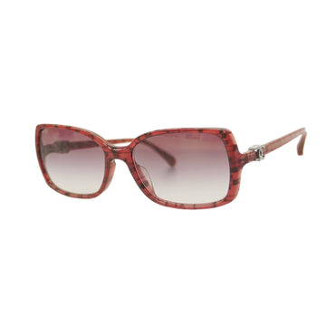 CHANELAuth  Women's Sunglasses Red Color silver hardware 5218-A