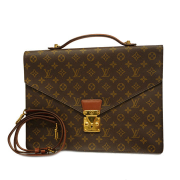 LOUIS VUITTONAuth  Monogram Business Bag Porte De Cuman Bandouliere M53338